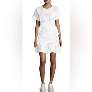 A.L.C. Cassian Ruched Mini Dress Ruffle
Cotton Poplin Short Sleeve